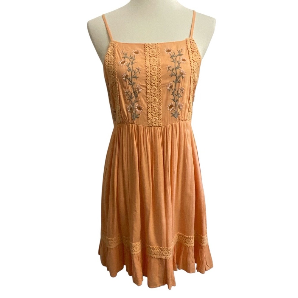 Bila 77 Lilly Dress Womens Size M Orange Cantaloupe New With Tags